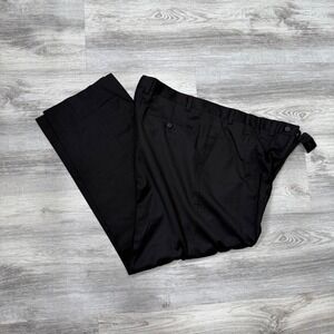 Van Heusen Mens Black Dress Pants Trousers Career‎ Business Casual